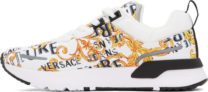 Versace Jeans Couture White Dynamic Sneakers - Picture 3