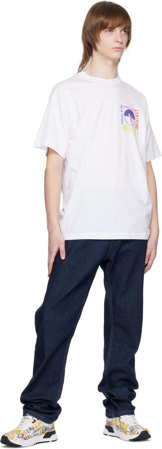 Versace Jeans Couture White Dynamic Sneakers - Picture 4