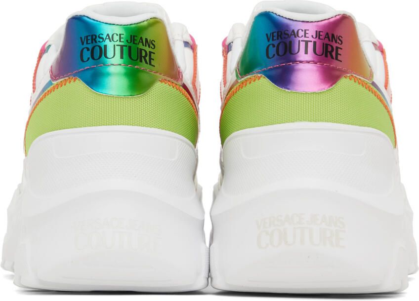 Versace Jeans Couture White Fondo Speedtrack Sneakers