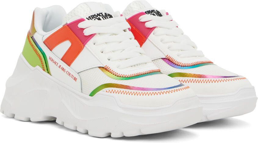 Versace Jeans Couture White Fondo Speedtrack Sneakers - Picture 2