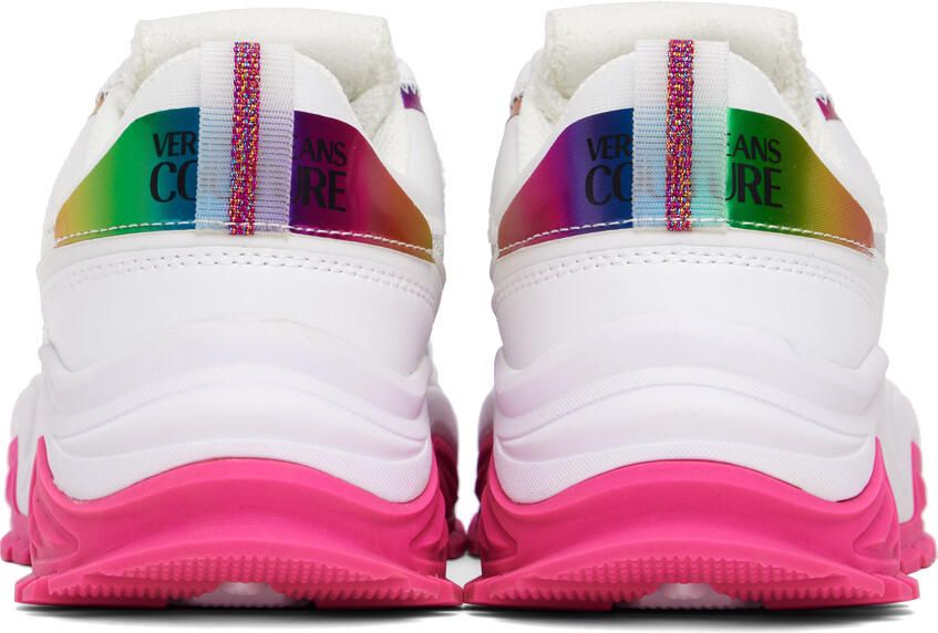 Versace Jeans Couture White Hiker Sneakers