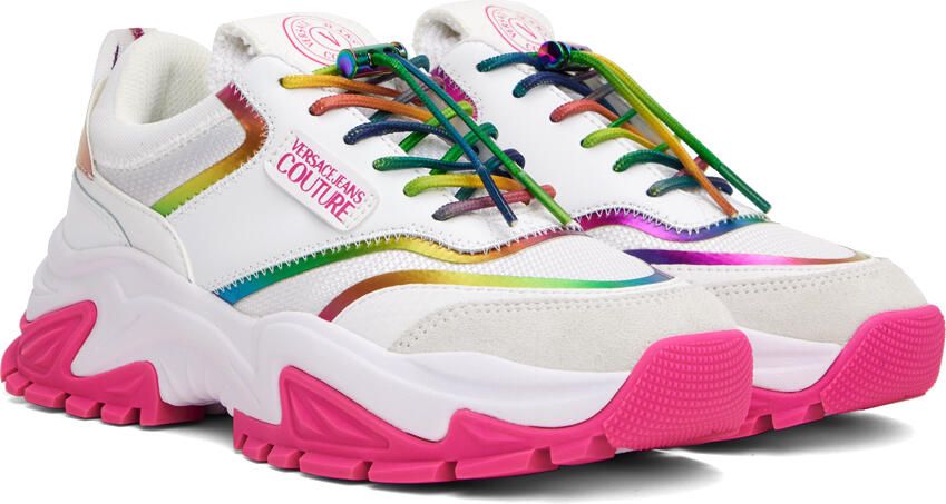 Versace Jeans Couture White Hiker Sneakers - Picture 2