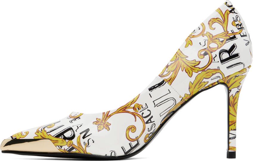 Versace Jeans Couture White Scarlett Heels - Picture 3