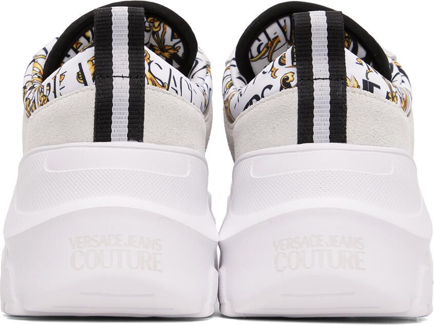 Versace Jeans Couture White Speedtrack Sneakers