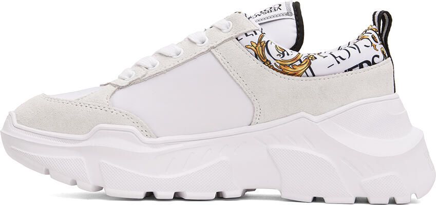 Versace Jeans Couture White Speedtrack Sneakers - Picture 3