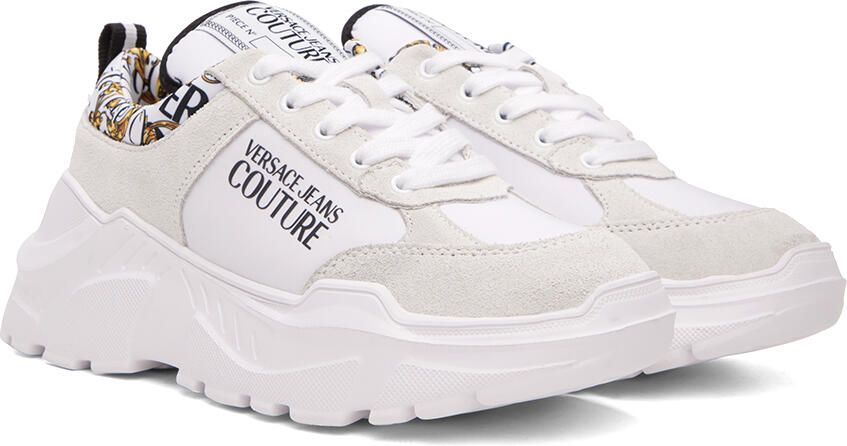 Versace Jeans Couture White Speedtrack Sneakers - Picture 2