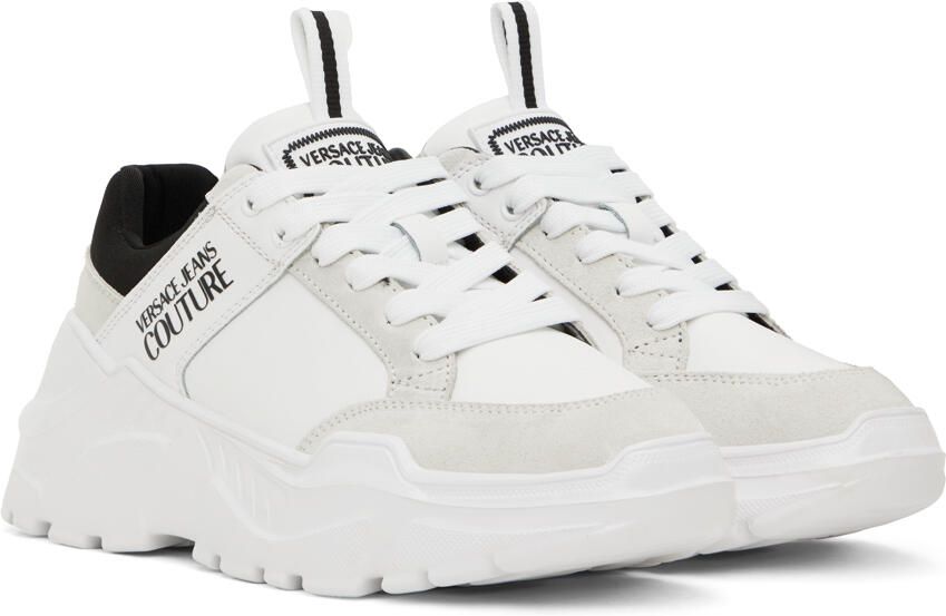 Versace Jeans Couture White Speedtrack Sneakers - Picture 2