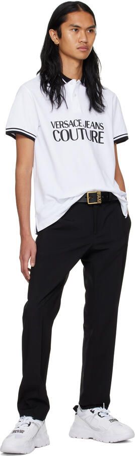 Versace Jeans Couture White Speedtrack Sneakers - Picture 4