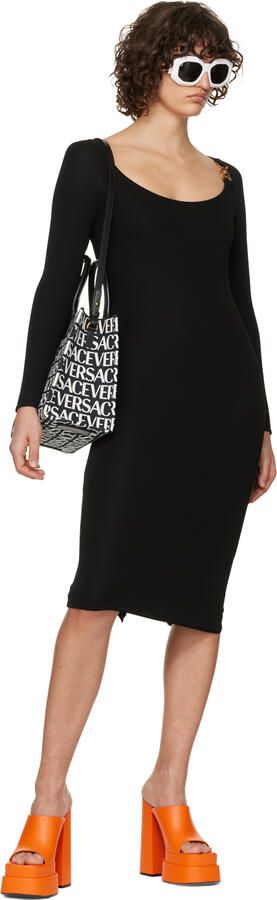 Versace Orange Aevitas Platform Heels - Picture 4