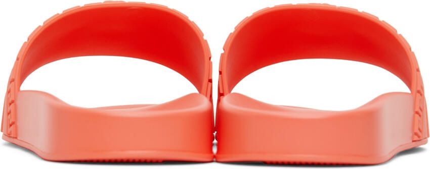 Versace Orange Palazzo Slides - Picture 2