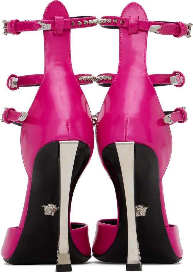 Versace Pink Decollete Heels - Picture 3