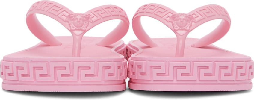 Versace Pink Greca Sandals - Picture 5