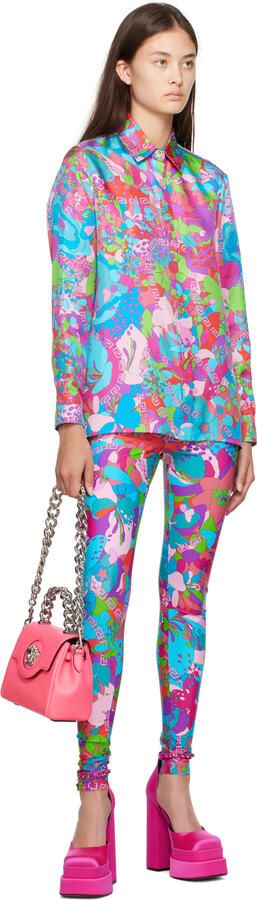 Versace Pink Medusa Aevitas Platform Heels - Picture 6