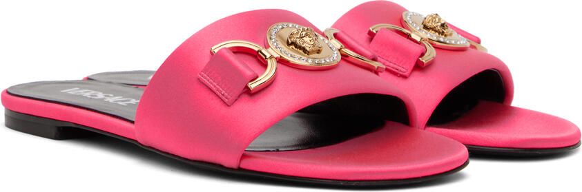 Versace Pink Medusa Sandals - Picture 2