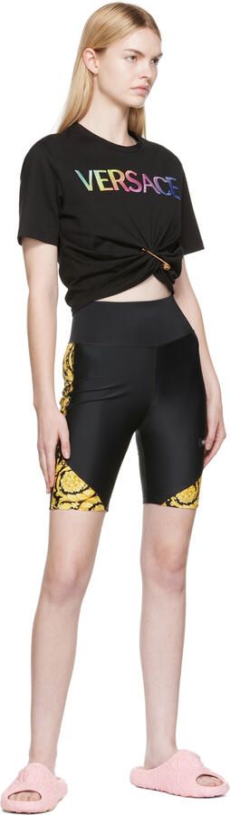 Versace Pink Medusa Slides - Picture 4