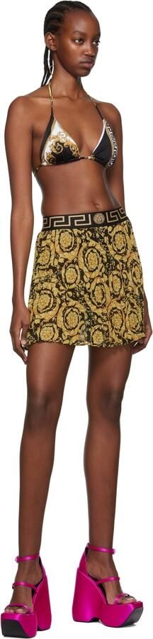 Versace Pink Triplatform Heeled Sandals - Picture 4