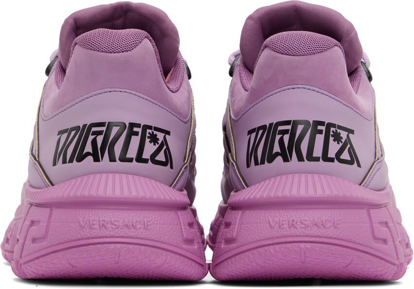 Versace Purple Trigreca Sneakers