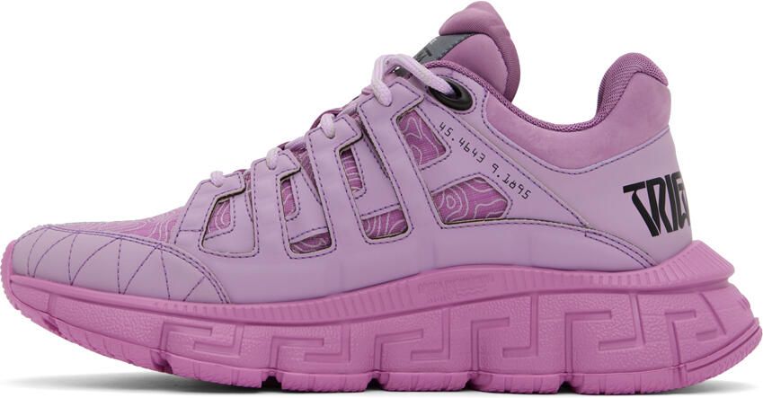 Versace Purple Trigreca Sneakers - Picture 3