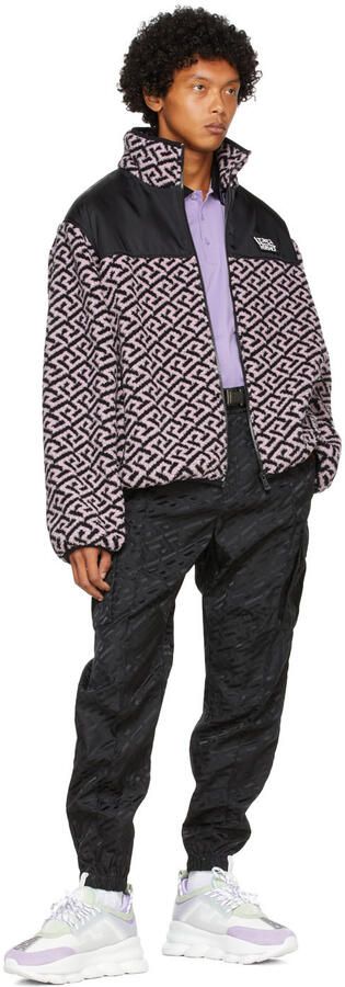 Versace White Chain Reaction Sneakers - Picture 4