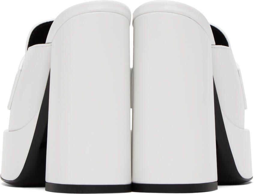 Versace White Medusa '95 Heeled Sandals