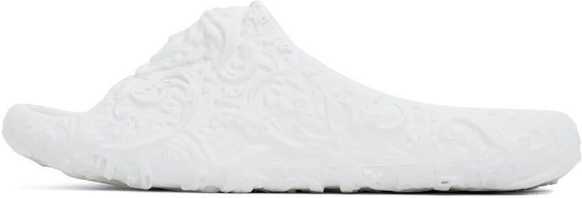 Versace White Medusa Dimension Slides - Picture 3