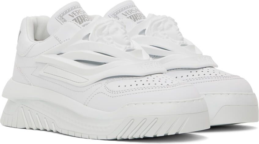 Versace White Odissea Sneakers - Picture 2
