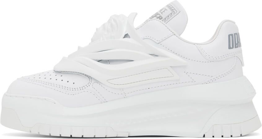 Versace White Odissea Sneakers - Picture 3