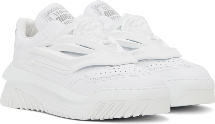 Versace White Odissea Sneakers - Picture 2