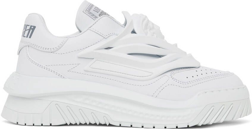 Versace White Odissea Sneakers - Picture 5
