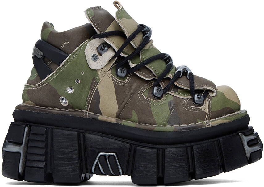 VETE TS Khaki New Rock Edition Platform Sneakers