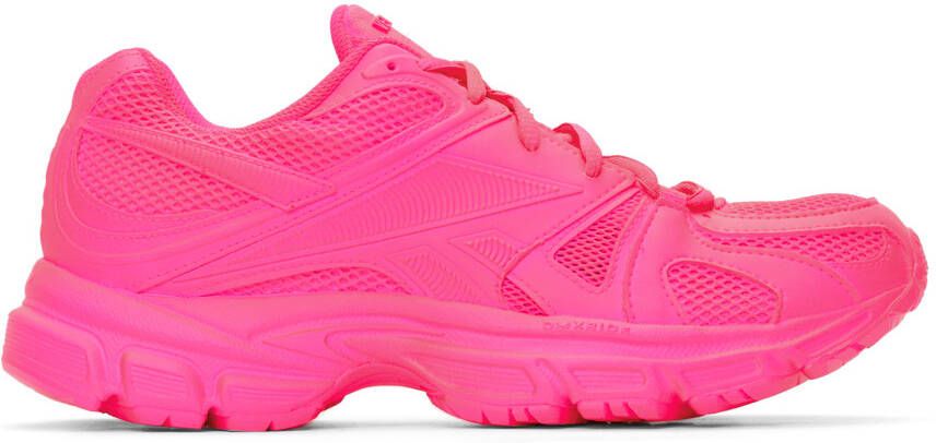 VETEMENTS Pink Reebok Edition Spike Runner 200 Sneakers - Picture 3
