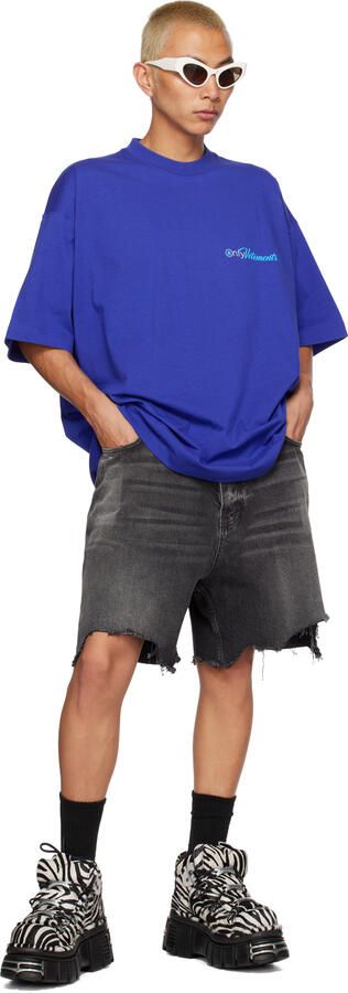 VETEMENTS Black & White Newrock Edition Platform Sneakers - Picture 4