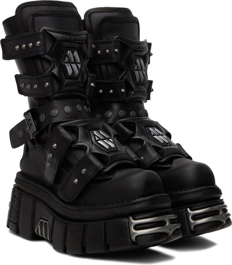 VETEMENTS Black New Rock Edition Gamer Ankle Boots