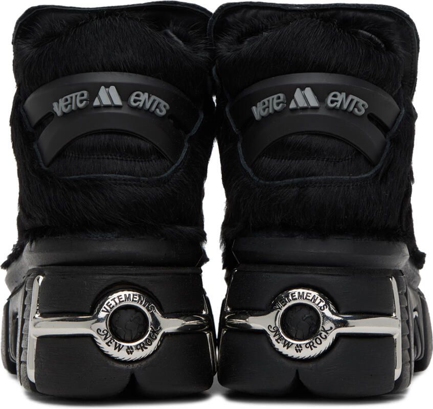 VETEMENTS Black New Rock Edition Platform Sneakers