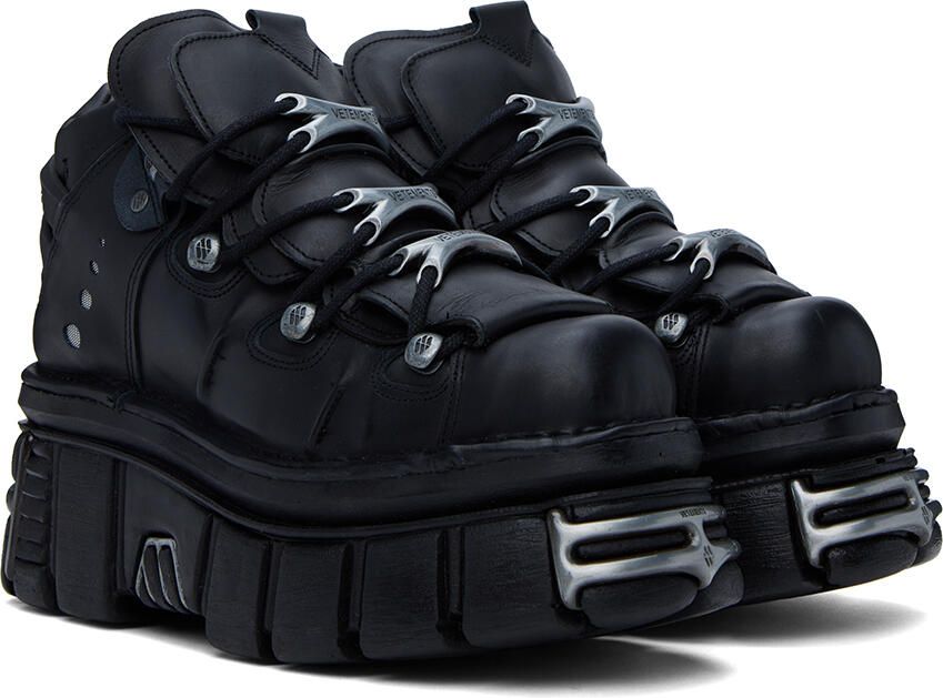 VETE TS Black New Rock Edition Platform Sneakers - Picture 2