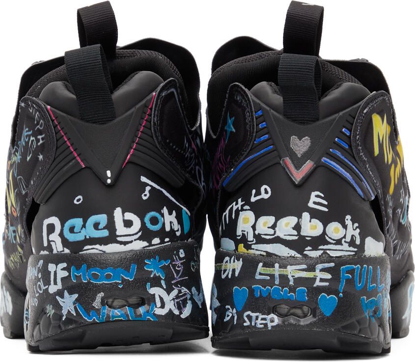 VETEMENTS Black Reebok Edition Instapump Fury Sneakers