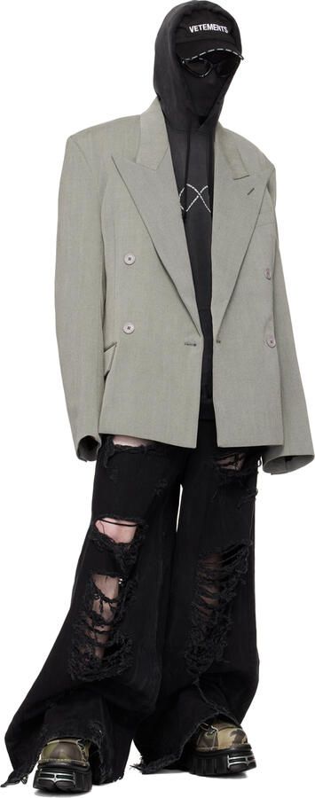 VETE TS Khaki New Rock Edition Platform Sneakers - Picture 4