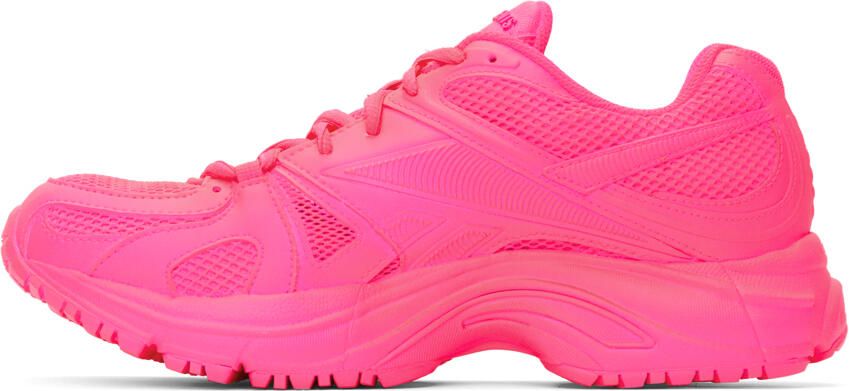 VETEMENTS Pink Reebok Edition Spike Runner 200 Sneakers - Picture 2
