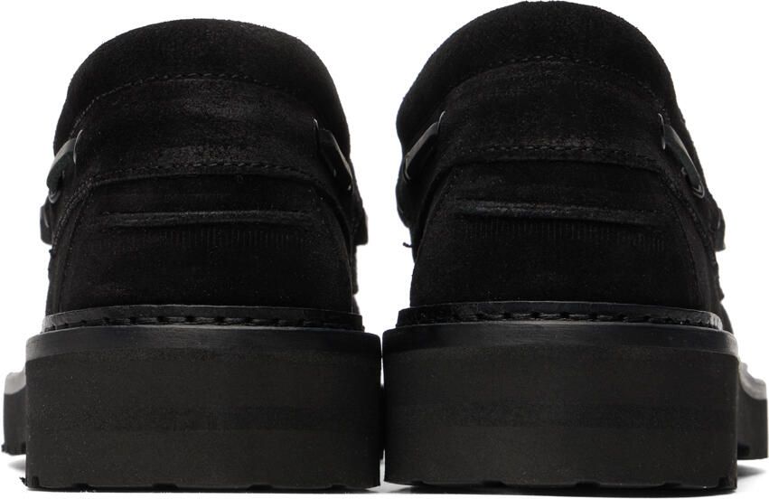 VINNY s Black Aztec Boat Shoes