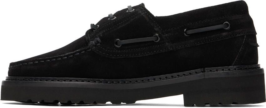 VINNY s Black Aztec Boat Shoes - Picture 3