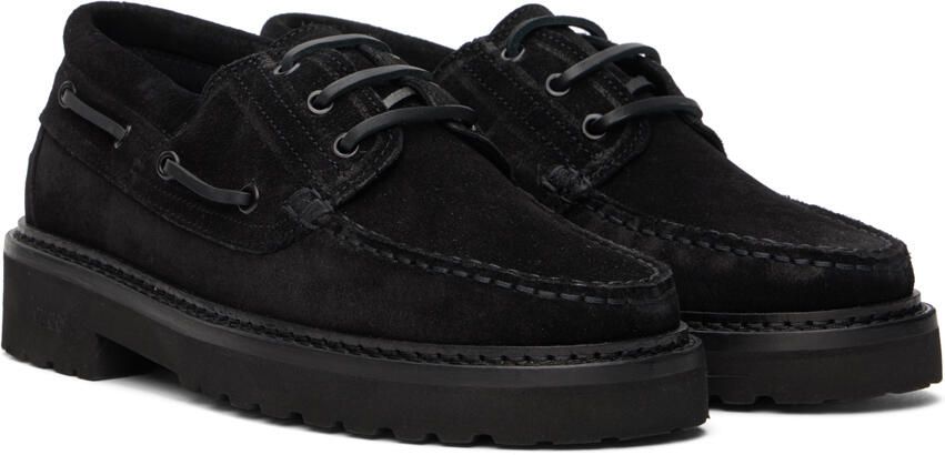 VINNY s Black Aztec Boat Shoes - Picture 2