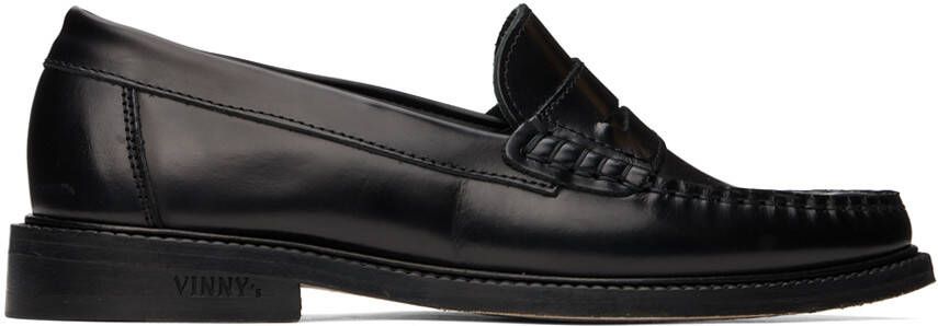 VINNY s Black Yardee Loafers - Picture 5