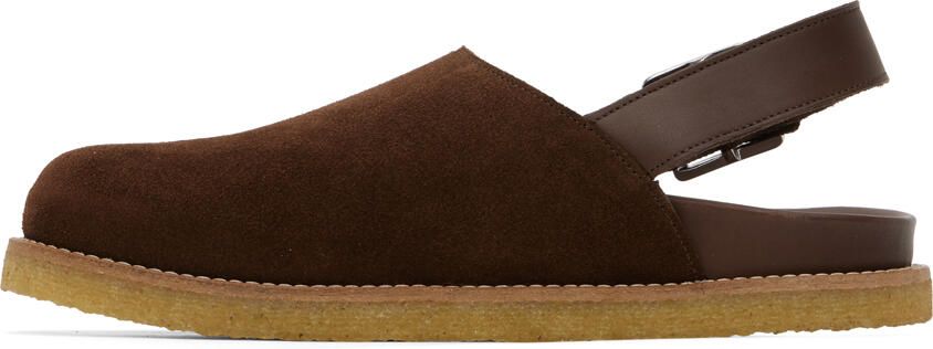 VINNY s Brown Strapped Mules - Picture 3