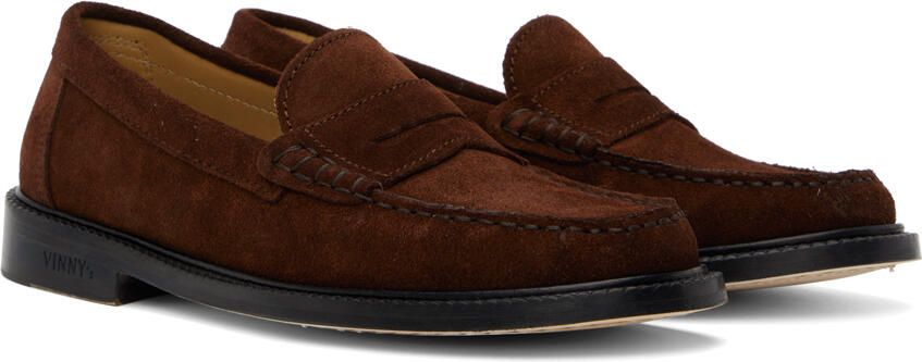 VINNY s Brown Yardee Mocassin Loafers - Picture 2