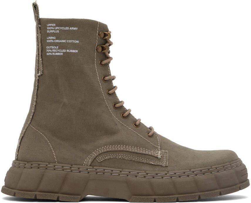 Virón Taupe Surplus 1992 Boots - Picture 5