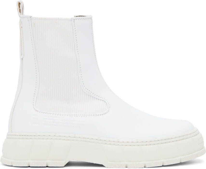 Virón White 1997 Chelsea Boots - Picture 5