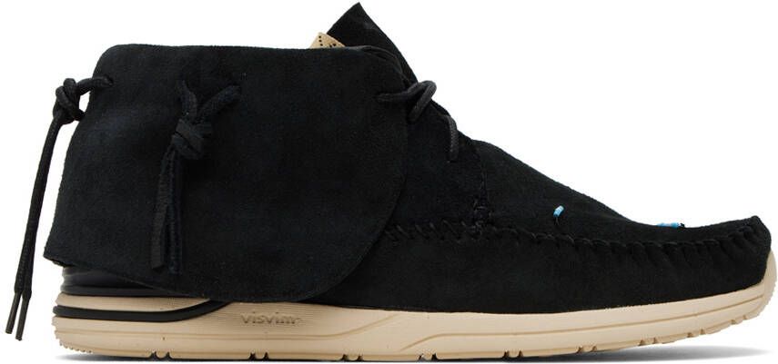 Visvim Black FBT Lhamo-Folk Sneakers - Picture 5