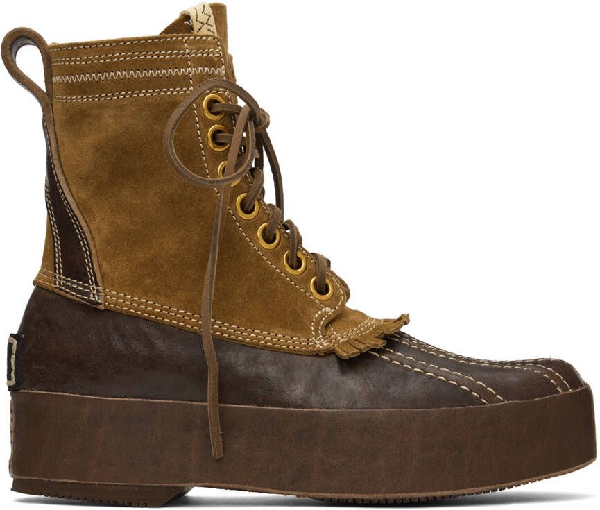 Visvim Brown Decoy Boots - Picture 6