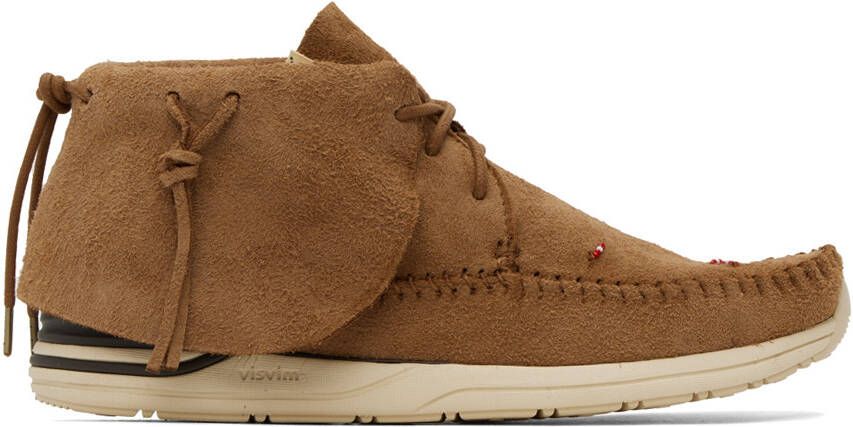 Visvim Brown FBT Lhamo-Folk Sneakers - Picture 5