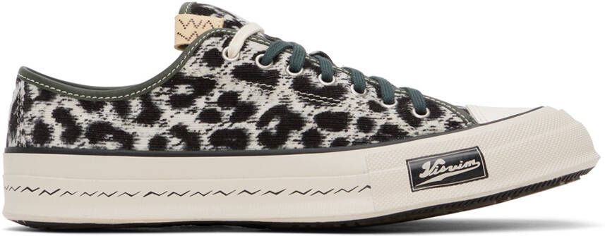 Visvim Gray Skagway Leopard Lo Sneakers - Picture 5